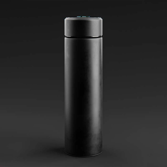LED Temperature Digital Display Stainless Steel Water Bottle