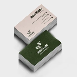 Textured Paper Visiting Cards