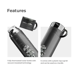 Hot & Cold Stainless Steel Sipper Bottle - gallery image 2