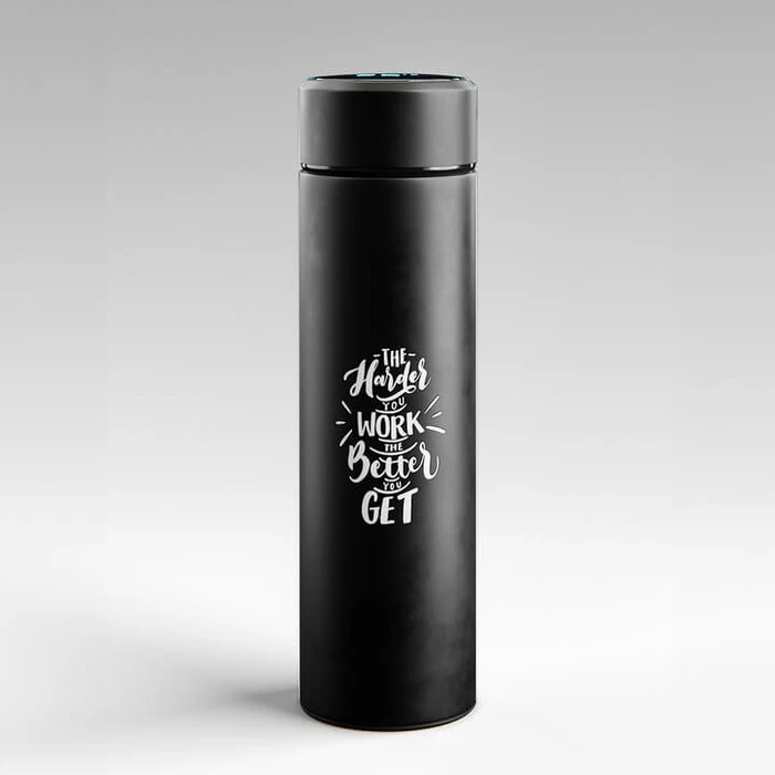 LED Temperature Digital Display Stainless Steel Water Bottle - gallery image 1