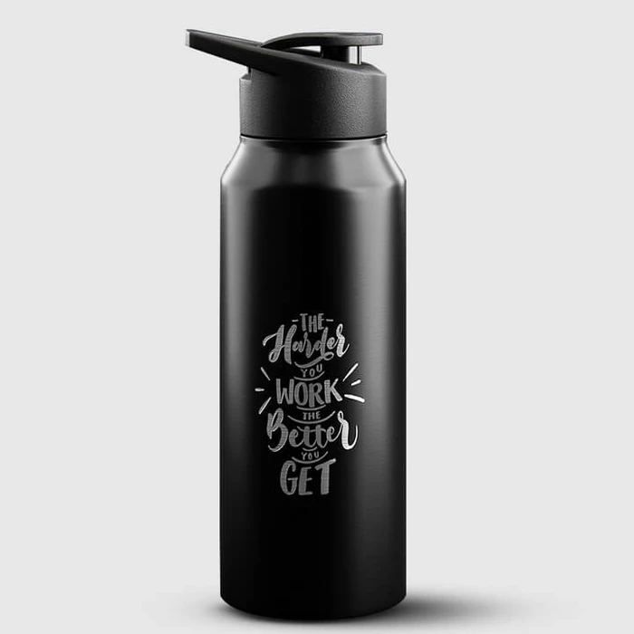 Single Wall Stainless Steel Sports Bottle - gallery image 1
