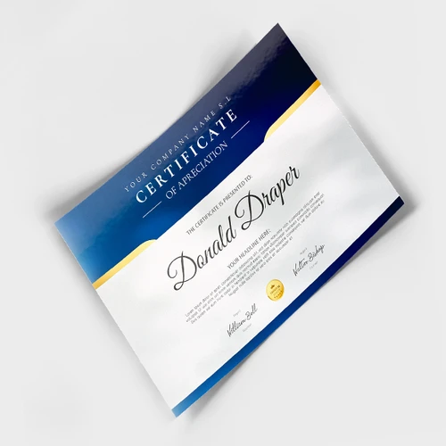Certificate - detail view 2