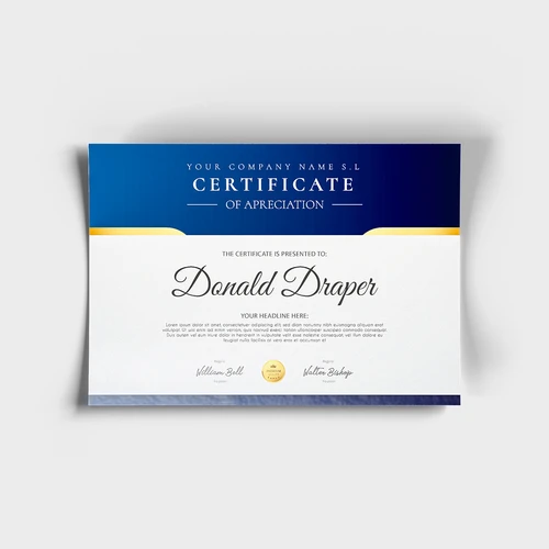 Certificate - gallery image 1
