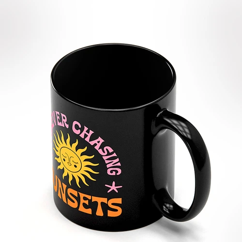 Black Coffee Mugs - gallery image 3