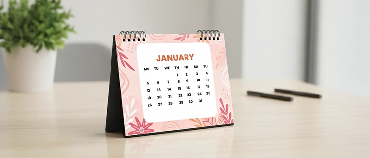 Desk Calendars - alternate view