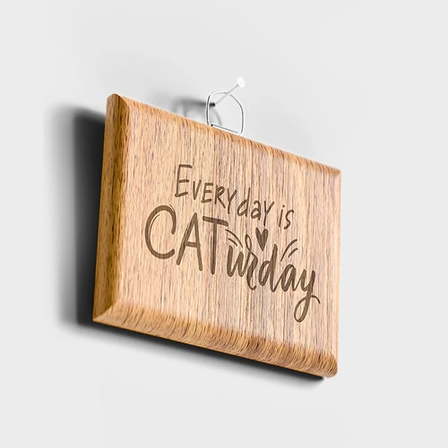 Wooden Plaque - detail view 1