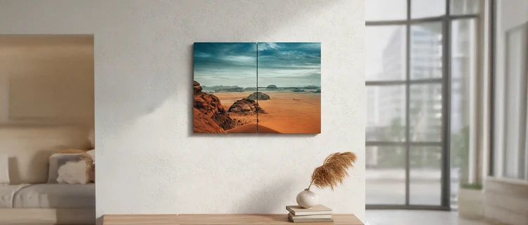Split Canvas Gallery Wraps - alternate view