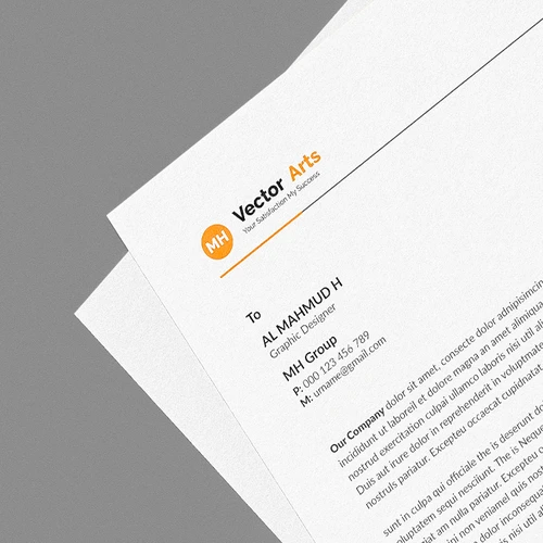 Letterhead Printing - detail view 1