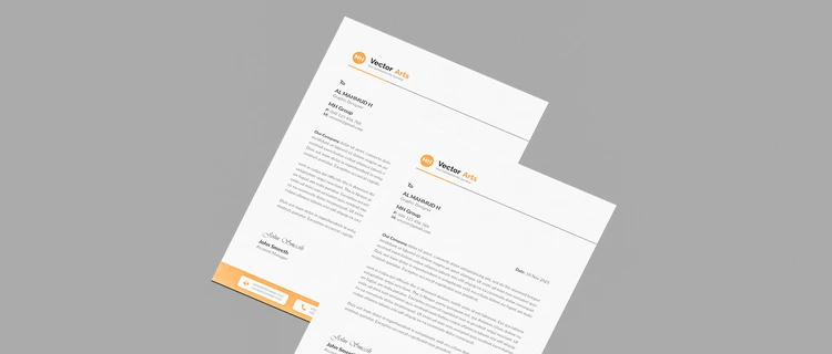 Letterhead Printing - alternate view