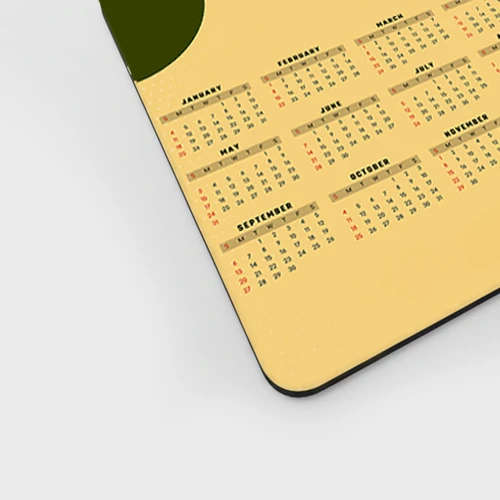 Mouse Pad Calendars - detail view 1