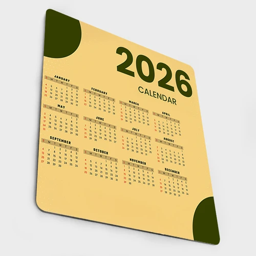 Mouse Pad Calendars - detail view 2