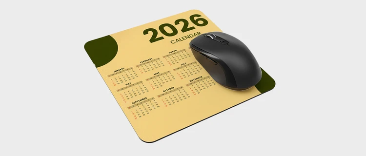 Mouse Pad Calendars - alternate view