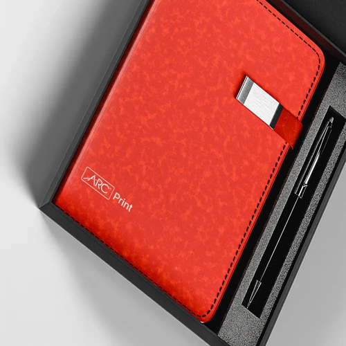 Luxury Diary and Pen Set - detail view 2