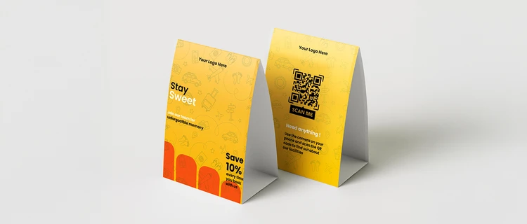 Tent Card - alternate view