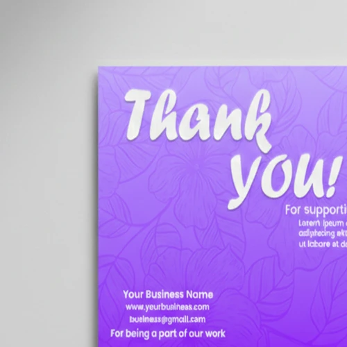 Thank You card - detail view 1
