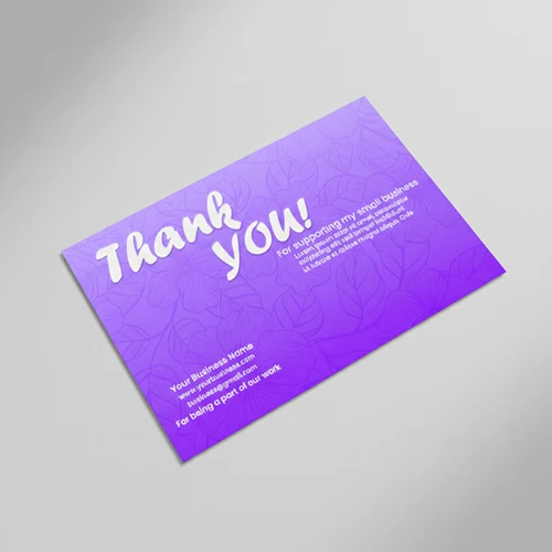Thank You card - detail view 2