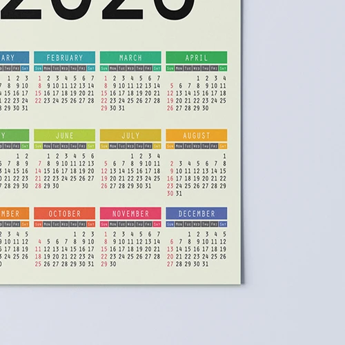 Wall Calendars - detail view 2