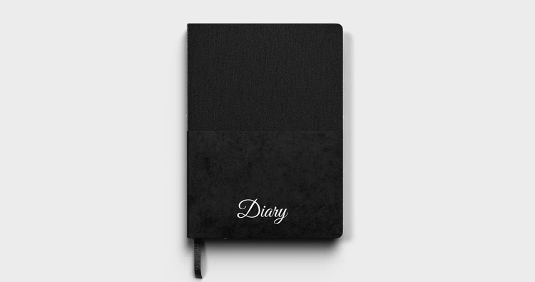 Custom Leather Diary - primary view
