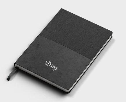Custom Leather Diary - detail view 2