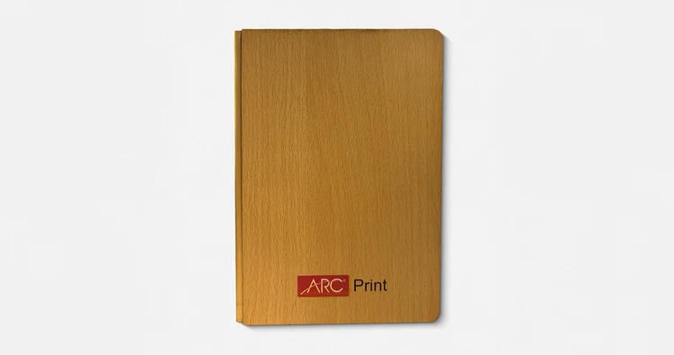 Diary with Wooden Cover - primary view