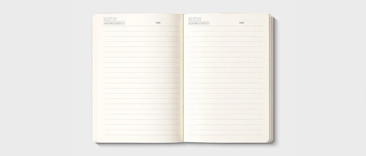 Business Diary with Card Pocket - alternate view