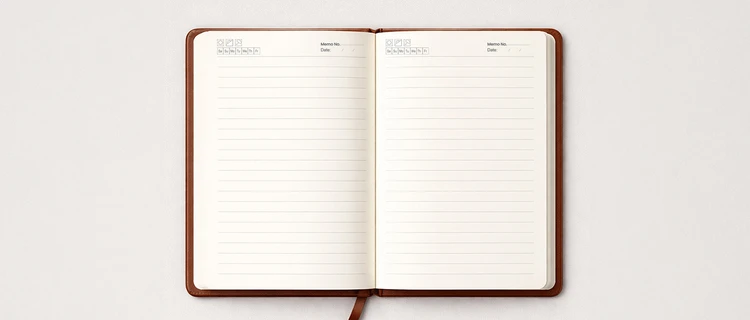 Cork Cover Diary - alternate view