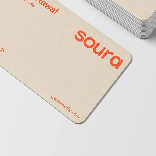 Rounded Corner Visiting Cards - detail view 1