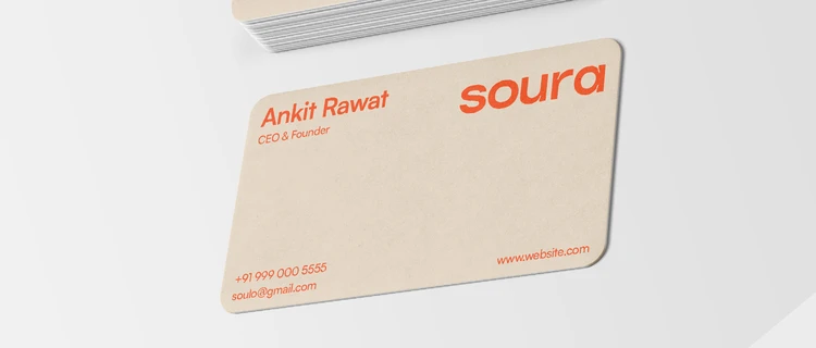 Rounded Corner Visiting Cards - alternate view