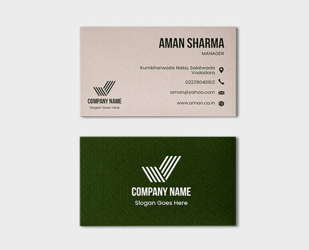 Textured Paper Visiting Cards - detail view 2