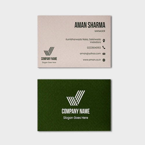 Textured Paper Visiting Cards - detail view 2