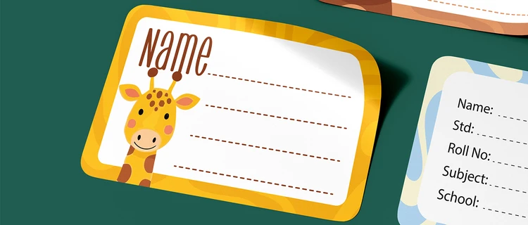 Name Stickers - alternate view