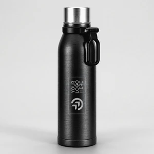 Pulse Stainless Steel Sports Bottle with Silicon Handle - gallery image 3